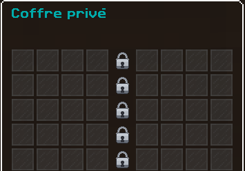 Le coffre privé